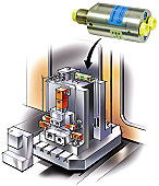 An intensifier incorporated into a fixture.